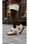 Women's Fur Plush Detailed Thick Sole Daily Winter Boots - 8