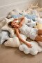 Women's White Pajama Set with Polka Dot Straps and Shorts - 3