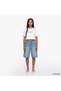 Y2K Boho Relax Crop Women's White T-Shirt - 3