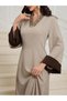Rochie maxi, bej - M - 5