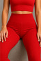 Ribbed Women's High Waist Shaping Leggings – Casual and Sports Use - 3