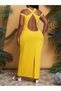 Rochie maxi, galbenă - 0XL - 2