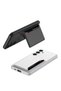 Galaxy S24 Faux Leather Back Surface Silicone Case with Senk Card Holder - 5