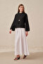 Wide Sleeve Short Shirt - 2