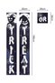 Halloween Trick or Treat Porch Banner Set, Spooky Pumpkin Witch Vertical Door Hanging Banner, Halloween Front Door Decorations for Indoor Outdoor Yard Party - 7