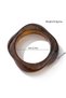 Irregular Resin Bangle - 4