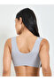 Solid Lace Bulk Front Padded Non Wired Regular Bra - 4