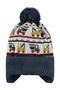 6-18 Months Scarf, Beanie and Glove Set - Navy Blue - 3