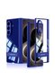 Galaxy Z Fold 8 Ultra Case with Camera Protection Transparent Design Shrp Lego Stand Case - 4