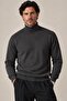Ribbed Turtleneck Men's Sweatshirt