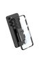 Galaxy S24 Case with Camera Protection Transparent Design Brsa Lego Stand Case - 2