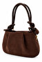Bellina Rose Suede Brown Women's Hand and Shoulder Bag - 6