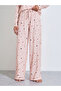 Pink All Over Star Print Long Sleeves T-Shirt And Pants Pyjama Set - 4