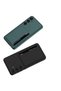 Galaxy S24 Faux Leather Back Surface Omsy Card Holder Silicone Case - 5