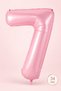 7 Year Old Pink Number Balloon 34 Inches 7 Year Old Balloon