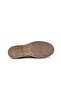 Genuine Suede Leather Laceless Women's Camel Color Penny Loafer Shoes - 7