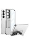 Galaxy S24 Case with Camera Protection Transparent Design Tkng Lego Stand Case - 3