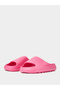 Dark Pink Solid Comfort Slides - 2