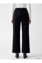 Özmarka New Season Black Women's Trousers with Elastic Waist - 4