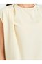 Short Sleeve Round Neck Blouse - 3