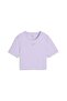 529328-46 X Hyrox W Pwrmode Crop Tee Women's Shorts and Capri Purple - 4