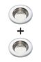 2 Pieces Large Size Stainless Steel Sink Strainer 11.5 cm Mit1357
