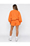 Women's Mchtta Printed Crew Neck Sweat-Shorts 2-Piece Set - 3