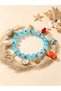 Multi-Charm Beaded Bangle Bracelet - 2
