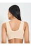 Nude Lace Padded Non Wired Regular Bra - 4
