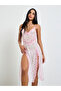 Multi-Color Floral Print Lace Trims Strappy Nightdress With Brief Set - 2