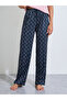 Multi-Color Printed T-Shirt And All Over Star Print Pants Pyjama Set - 4
