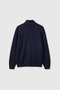 Men's Navy Blue 100% Merino Turtleneck Sweater - 2