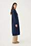 Bird-eyed hooded long sweatshirt with pockets - 5