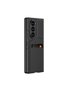 Galaxy Z Fold 6 Case Carbon Fiber Leather Card Holder Tkng Right Angle Opening Card Holder Case - 5
