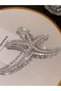 Silver Starfish Claw Clip - 5