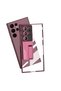 Galaxy S24 Ultra Case with Camera Protection Transparent Design Omsy Lego Stand Case - 3