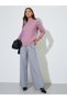 Pink Cable Knit Sweater - 2