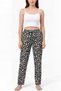 3-Piece Suede Pajama Bottoms Set for Women, Comfortable Fit, Patterned Pajama Bottoms Set - 6