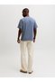 Blue Jjesoho Slogan Print Crew Neck T-Shirt - 4