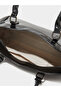 Black City Bag With Studded Heart Charm - 5