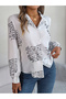 White Regular Script Print Shirt - 6