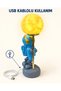Astronaut Figured Moon Lamp USB Cable Decorative Night Light Tabletop Lighting Gift - 2