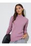 Pink Cable Knit Sweater