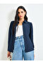 Dark Blue Regular Fit Long Sleeve Textured Shirt - 3