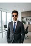 Golden Square Frame Sunglasses - 3