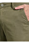 Olive Solid Regular Fit Chino Trousers - 3