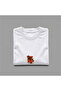 Nubarco Turkhis Drinks and Food Printed White Oversize Wide Cut Long Sleeve 100% Cotton Summer Printed Tshirt - 2