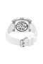 Watch For Men Black Dial With White Silicone Strap - PEWJR0005903 - 4