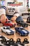 Die Cast 1967 Shelby Gt-500 Model Car Set of 4 13cm – 1:38 Scale Metal Body Pull-Open Door Pull-Open Window Pull-Open Hood Pull-Open Trunk - 4