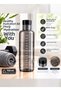 Motivational Time-Stamped Glass Water Bottle 700 ml Leak-Proof Lid Transparent Black Detox Water Bottle
